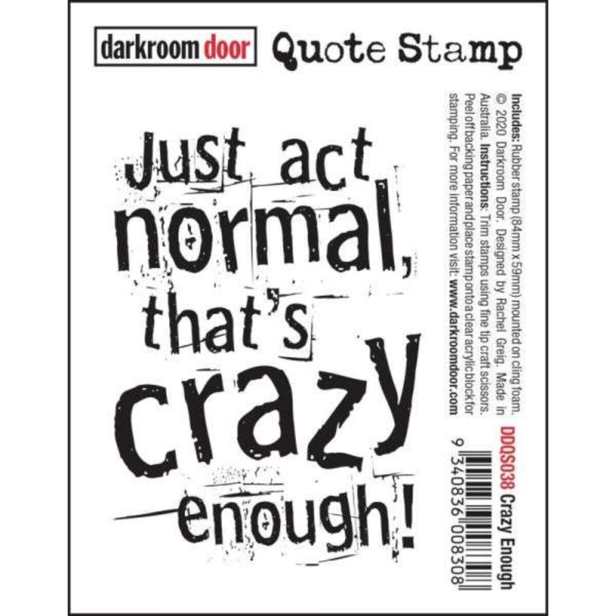 quote-cling-stamp-crazy-enough_1-1200x1200