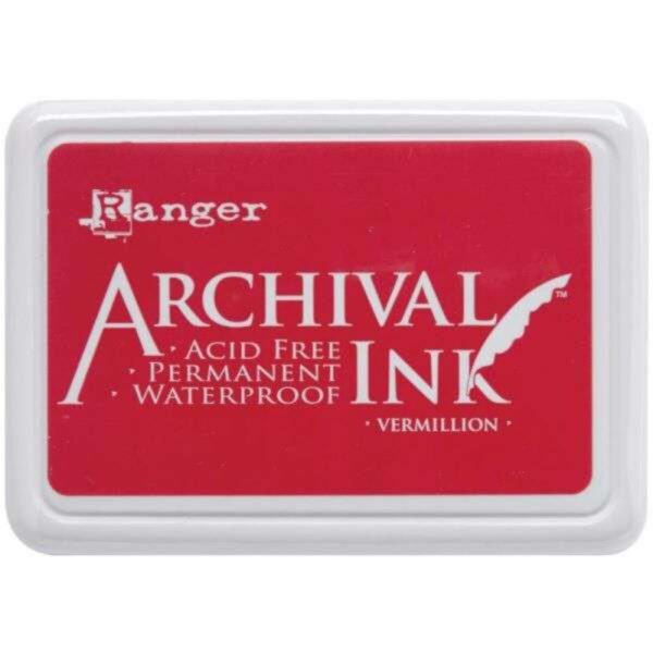 Ranger Archival Ink Pad- Vermillion