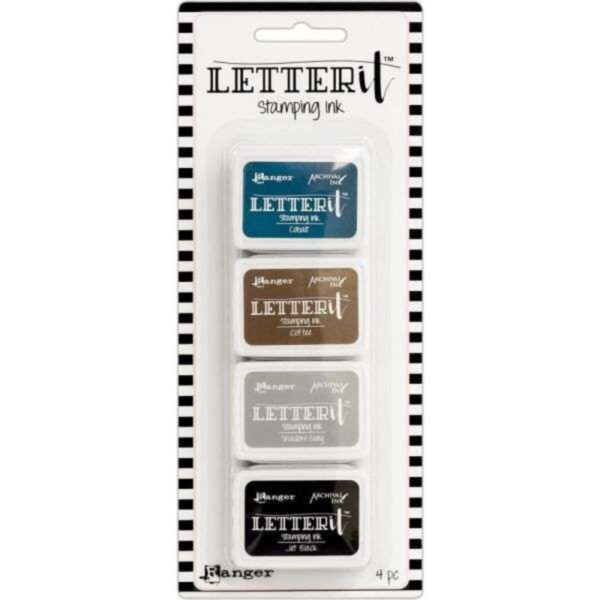 Ranger Letter It Stamping Ink Set #1