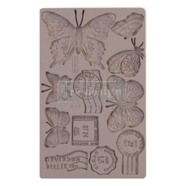 Prima Marketing Re-Design Mould 5"X8"X8mm - Butterfly in Flight