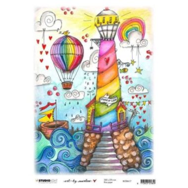 BM Rice Paper Marlene's World 200x276mm nr.17