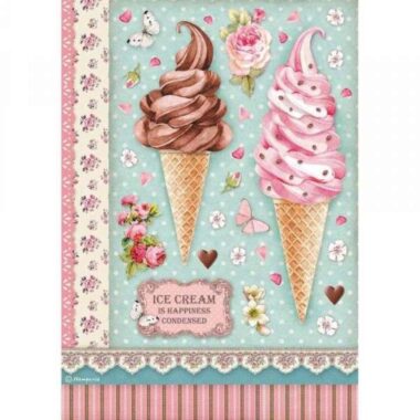 A4 Rice Paper Packed Ice Cream