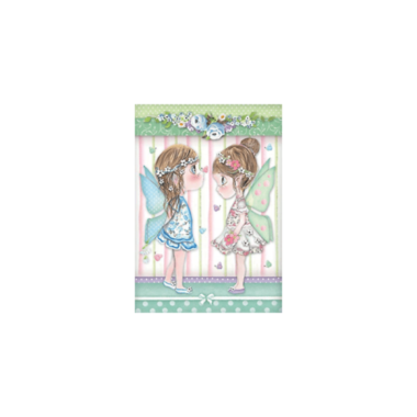 A4 Rice Paper Packed Fairies with Butterflies