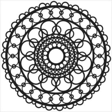 Crafter's Workshop Template 6"X6" - Ring Doily