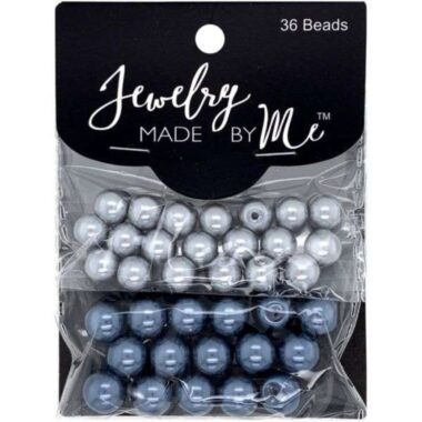 Round Beads- L Grey, D Grey