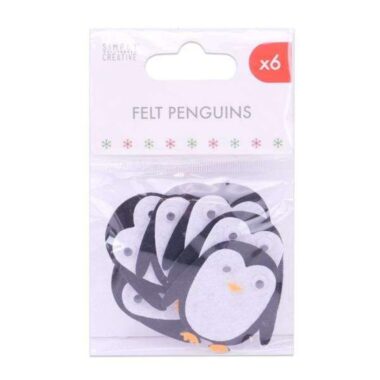 Simply Creative Basics Felt Penguins - 6 Pieces