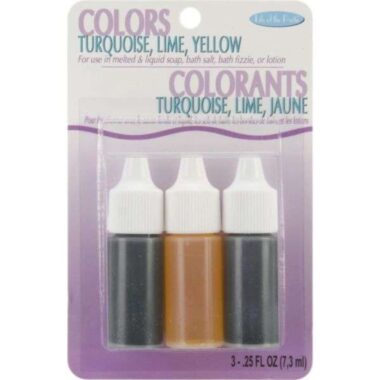 Soap Colours- Yellow/ Turq/ Lime