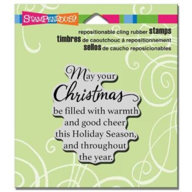 Stampendous Cling Stamp- Good Cheer