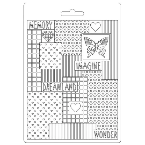 Silicone mold A5- Daydream Patchwork