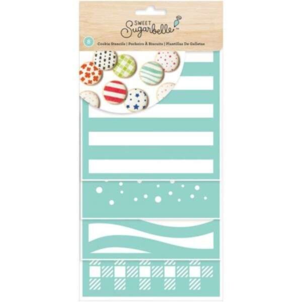 Sweet Sugarbelle Decorating Stencil 8/Pkg - Patterns