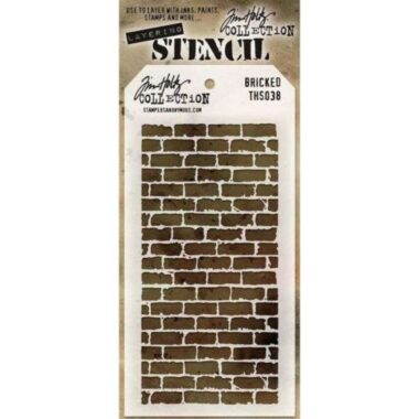 Tim Holtz Layered Stencil- Bricked