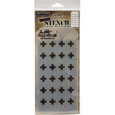 Tim Holtz Layered Stencil 4.125"X8.5"- Shifter Plus
