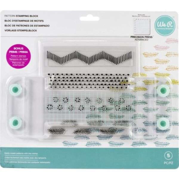 We R Memory Keepers Pattern Stamping Block 5pcs