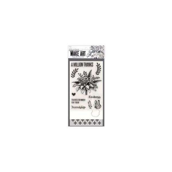 WV Stamp Die Stencil Set - A Million Thanks
