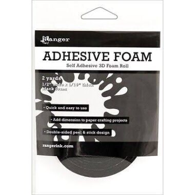 Ranger Adhesive Foam 3D Foam Roll Black