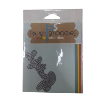 Paper Smooches Die - Grateful