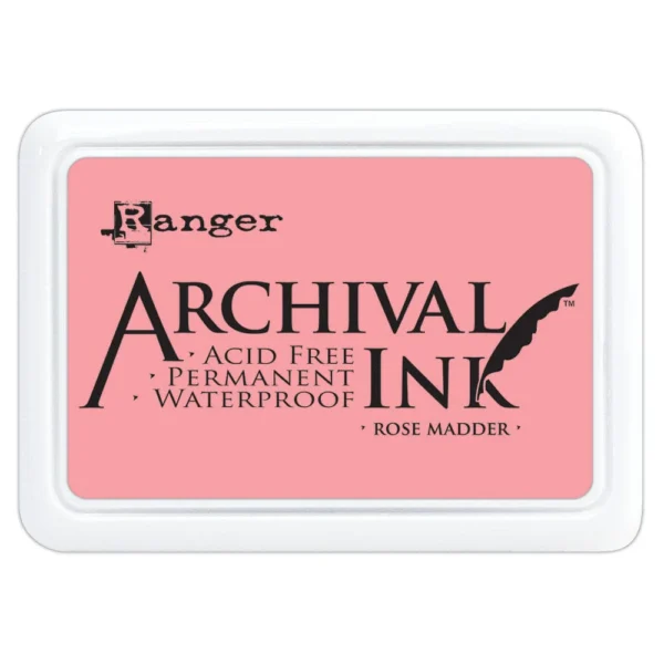 Ranger Archival Ink Pad- Rose Madder