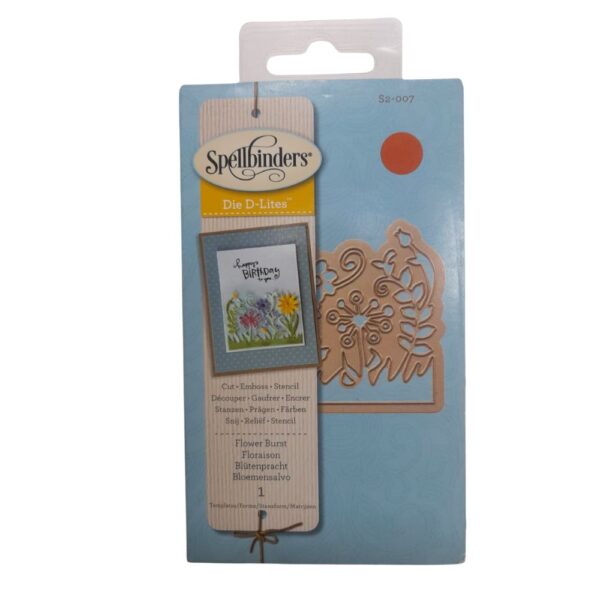 Spellbinders Die Cutting Folder- Flower Burst