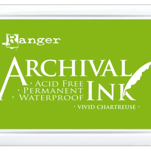 Ranger Archival Ink Pad- Vivid Chartreuse