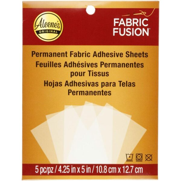 Aleene's Fabric Fusion Permanent Fabric Adhesive Sheets