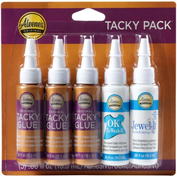 Aleene's Try Me Size Tacky Pack .66oz 5/Pkg