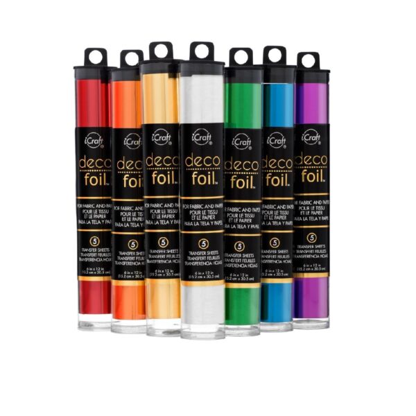 Deco Foil Specialty Transfer Sheets 6"X12" 5/Pkg