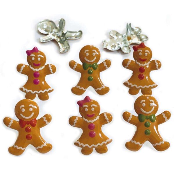 Eyelet Outlet Shape Brads 12/Pkg-Gingerbread
