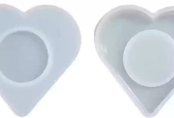 Silicone Mould- Heart Candle holder
