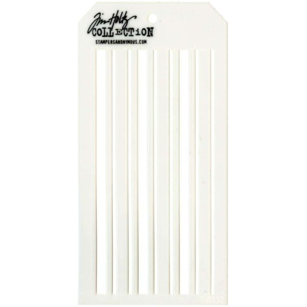 Tim Holtz Layered Stencil 4.125"X8.5"- Shifter Mint