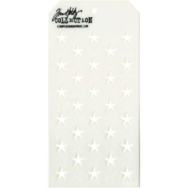 Tim Holtz Layered Stencil 4.125"X8.5"- Shifter Stars