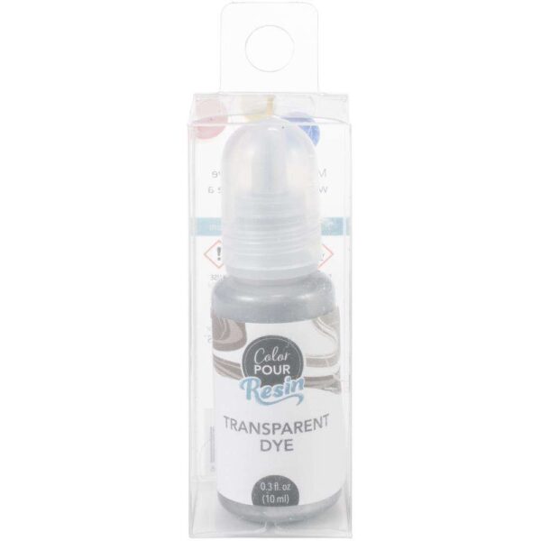 American Crafts Color Pour Resin Dyes .3oz-Translucent - Metallic Silver