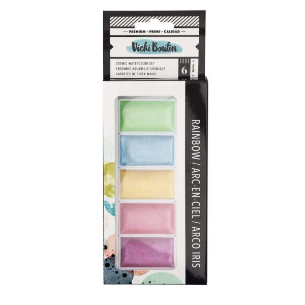 Vicki Boutin Print Shop Cosmic Watercolor Set-Rainbow