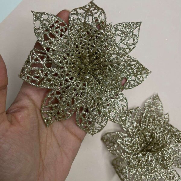 Flower Gold Glitter 1pp