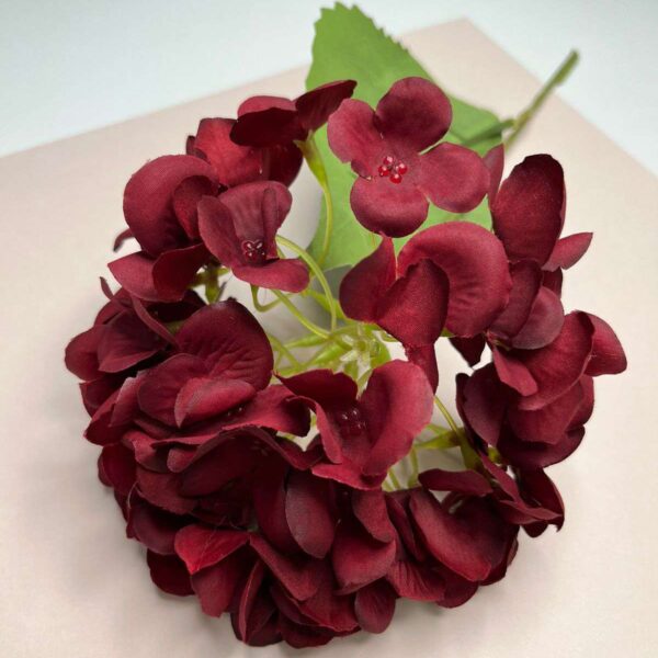 Hydrangea Bunch Maroon