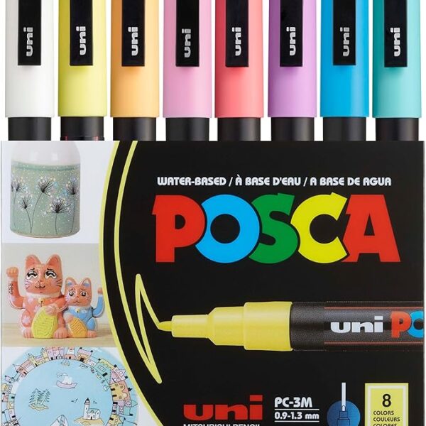 Posca Soft Colour 8pcs/set-3M