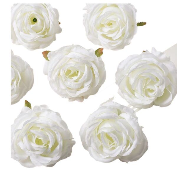 White Roses for Gift Wrapping Pack of 10