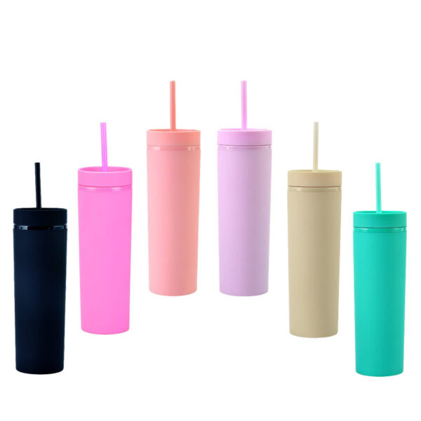 Skinny Tumblers Assorted Colours 16oz
