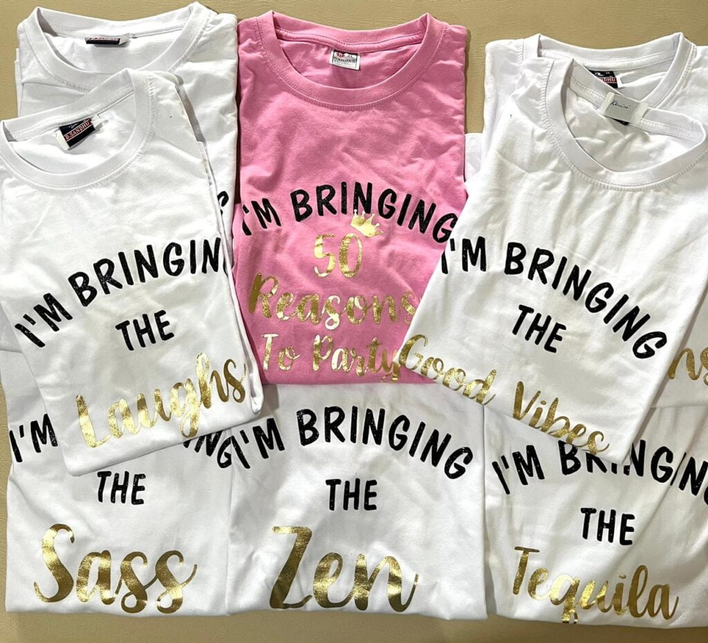 Personalised Hen Party Gifts: Bags, T-Shirts and Keepsakes project photo