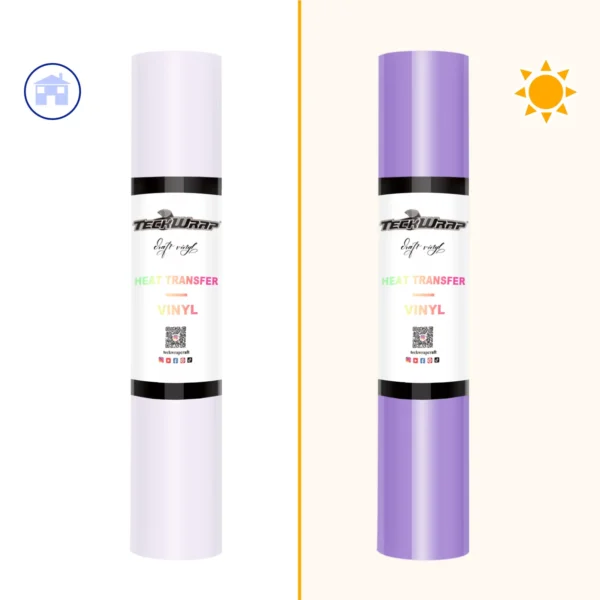 UV Clear Color Changing Heat Transfer Vinyl- 5ft
