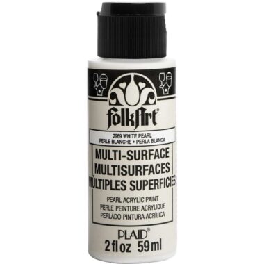 FolkArt Multi-Surface Paint 8oz-Metallic Charcoal Black