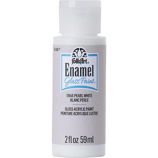 FolkArt Enamel Paint 2oz - Pearl White