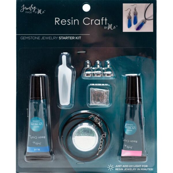 Jewelry Made By Me Resin Craft DIY Gemstone Starter Kit