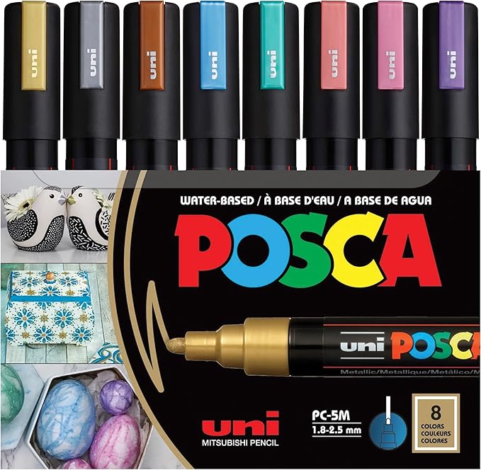 posca-metallic-colours posca-metallic-colours