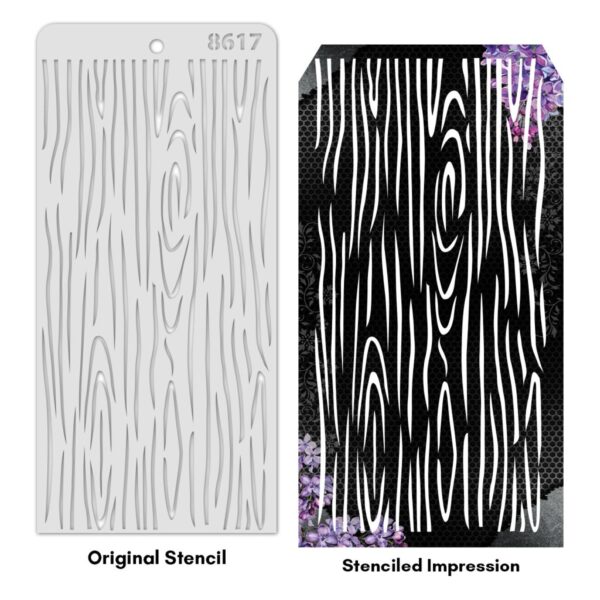ICRAFT LAYERING STENCILS - 4 X 8" - DESIGN NO - 8617