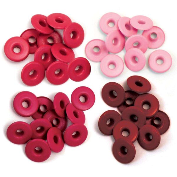 We R Eyelets Wide 40/Pkg-Red