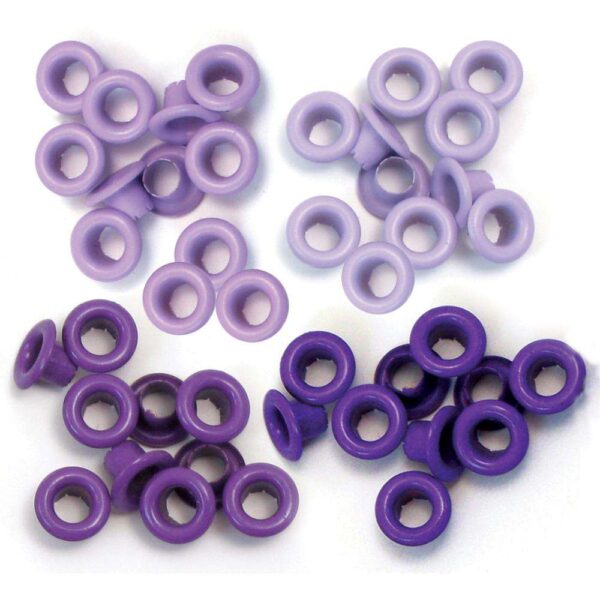Standard Eyelets- Aluminium Purple