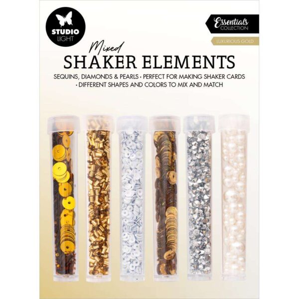 Studio Light Essential Shaker Elements 6/Pkg- Luxurious Gold