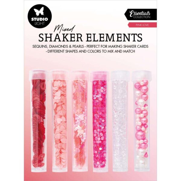 Studio Light Essential Shaker Elements 6/Pkg- Pink Love