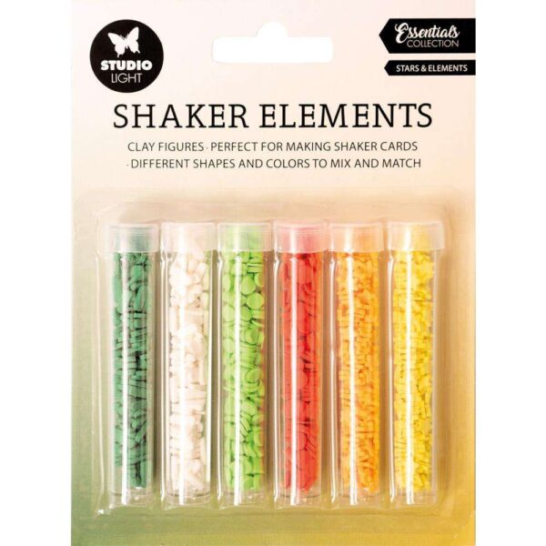 Studio Light Essential Shaker Elements 6/Pkg- Stars & Elements