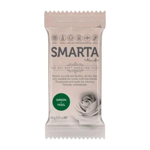 Smarta Air Dry Clay 100g- Green